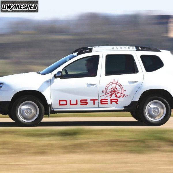 Наклейки на двери Рено Дастер