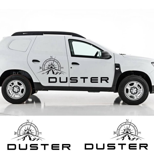 Наклейки на Дастер на боковые