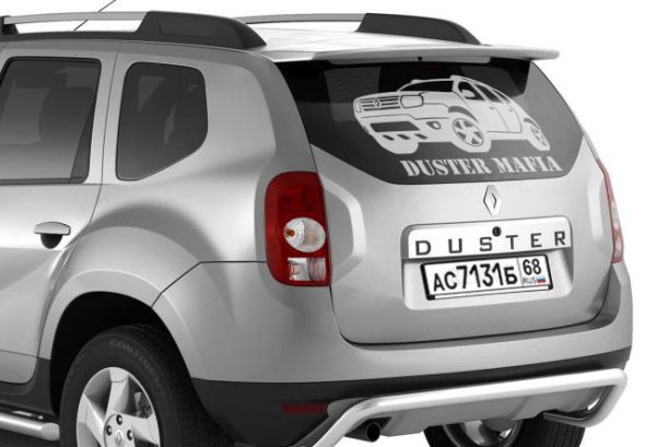 Renault Duster наклейки