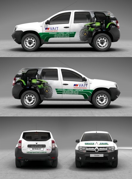 Рено Дастер мокап