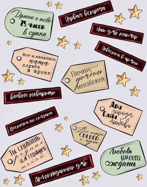 Стикеры для альбома