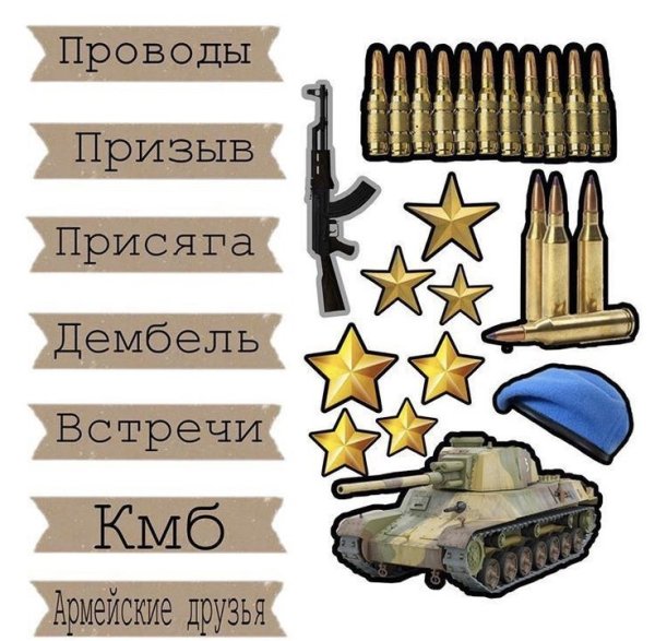 Надписи для армейского альбома