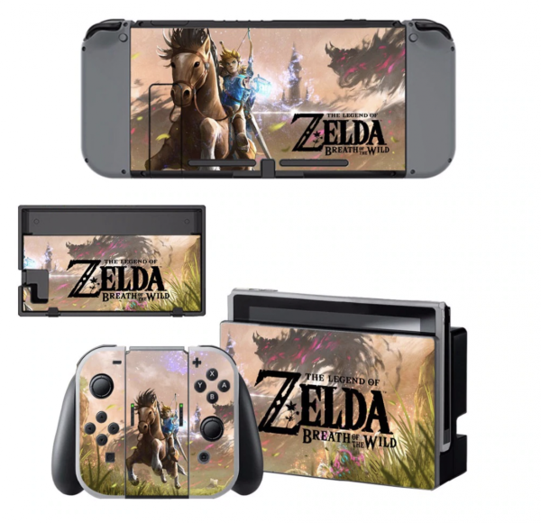 Наклейки на Nintendo Switch Zelda