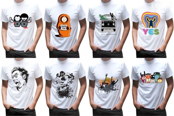 Крутые принты на футболку