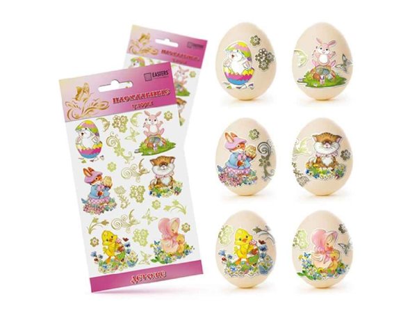 Наклейки для яиц на Пасху