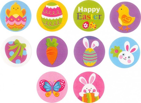 Пасхальные наклейки