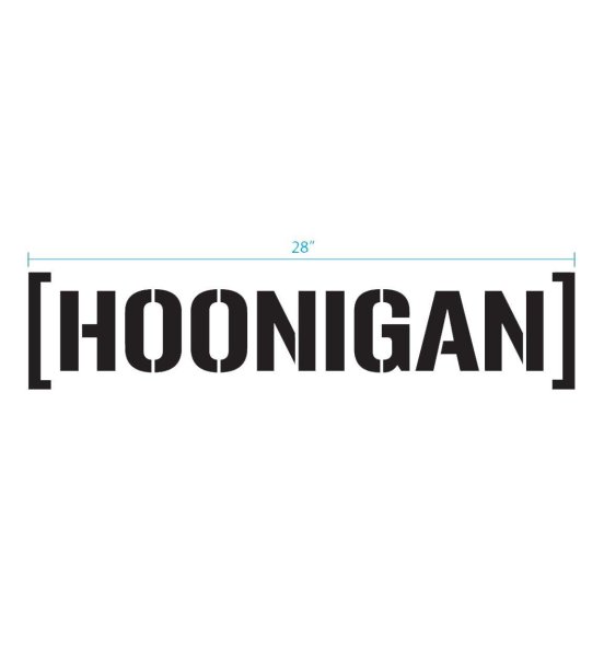 HOONIGAN надпись