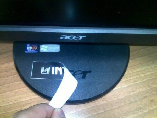 Наклейка на монитор