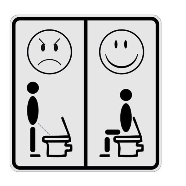 Унитаз с глазками