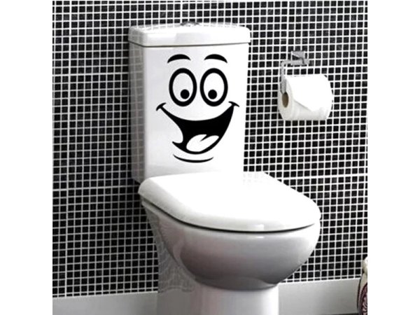 Наклейка туалет кот