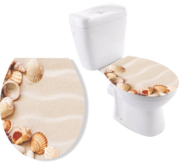 Золотой унитаз стикер