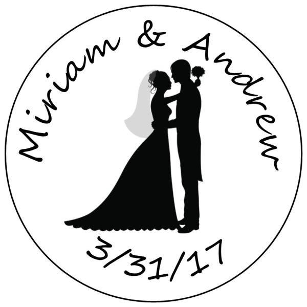 Свадебные наклейки