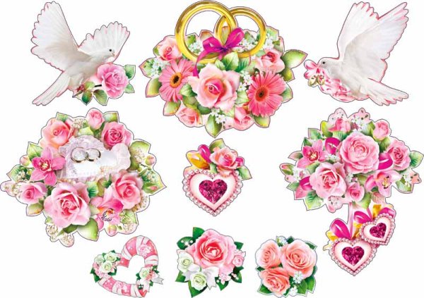 Коньяк свадебный этикетка