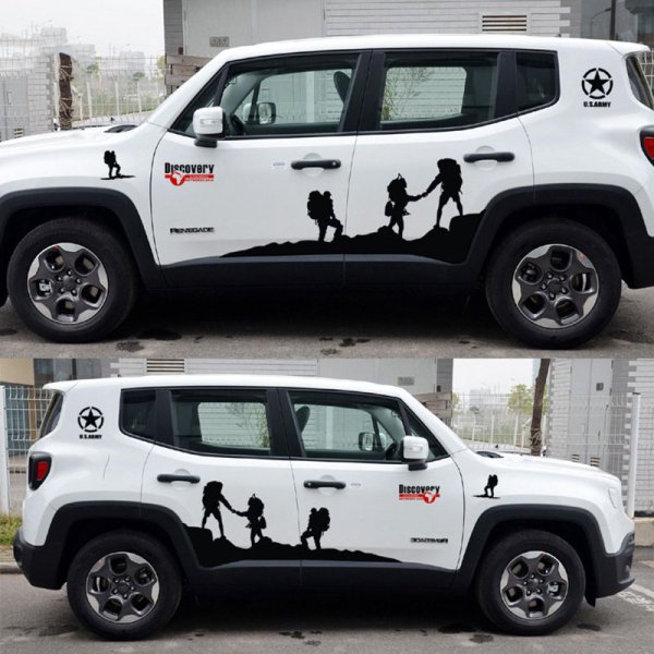 Внедорожники с наклейками