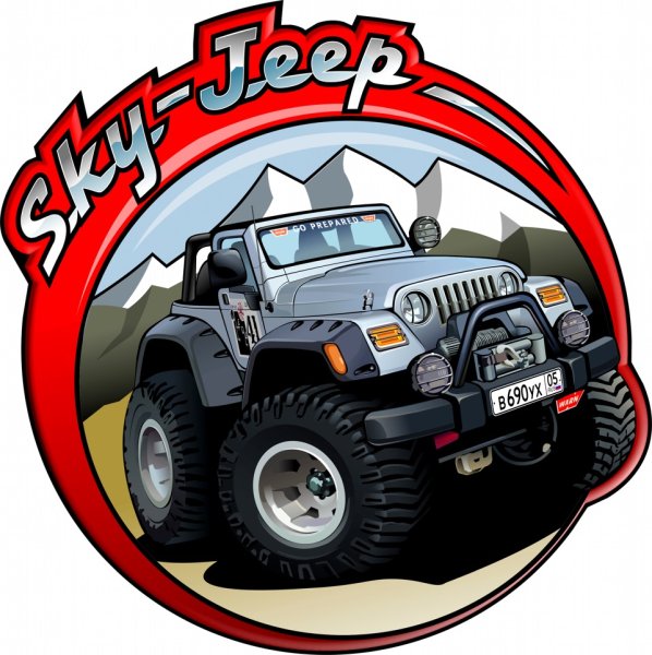 Наклейки офф роуд