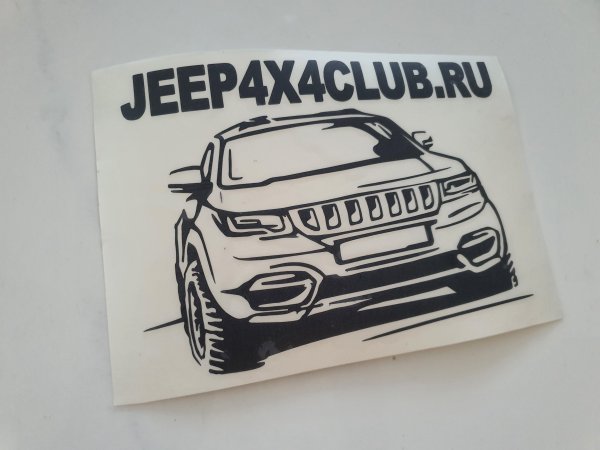 Jeep 4x4 наклейка