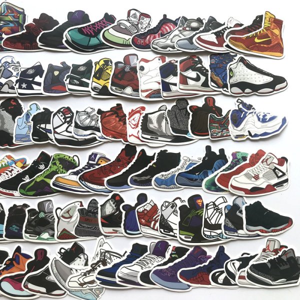 Наклейки кроссовок Nike