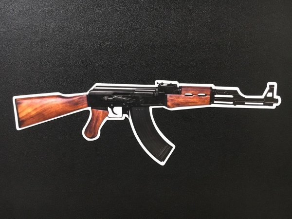 ВАЗ 2114 АК 47 наклейка