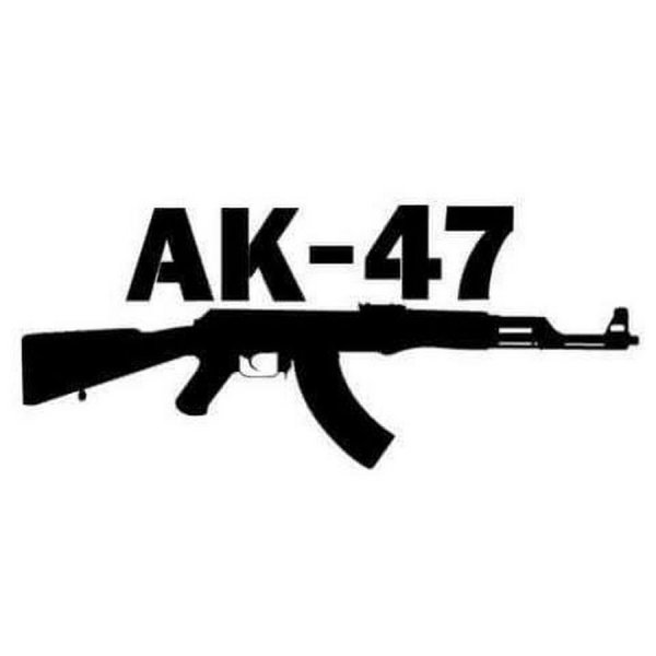 Наклейка АК 47