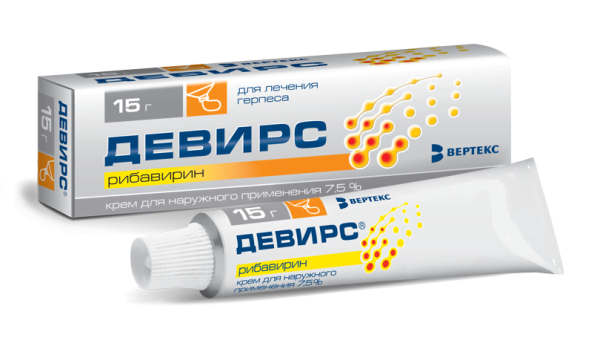 Девирс крем 7,5% 15 г