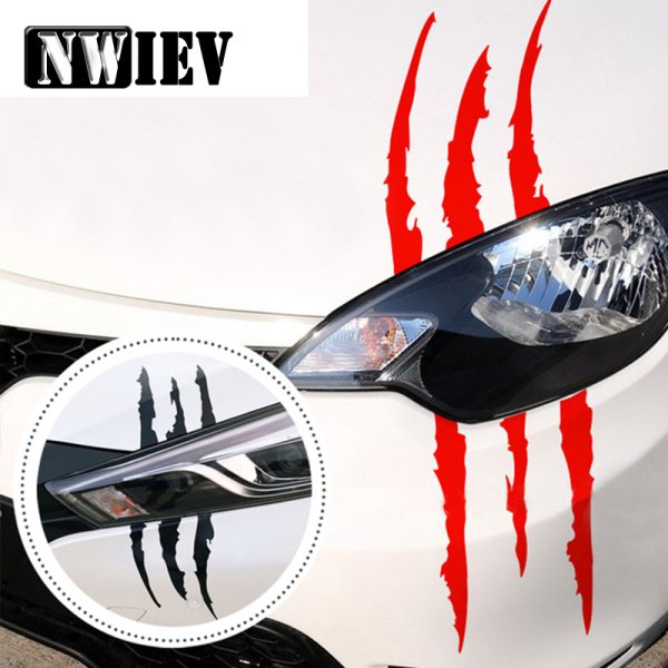 Наклейка царапина на авто