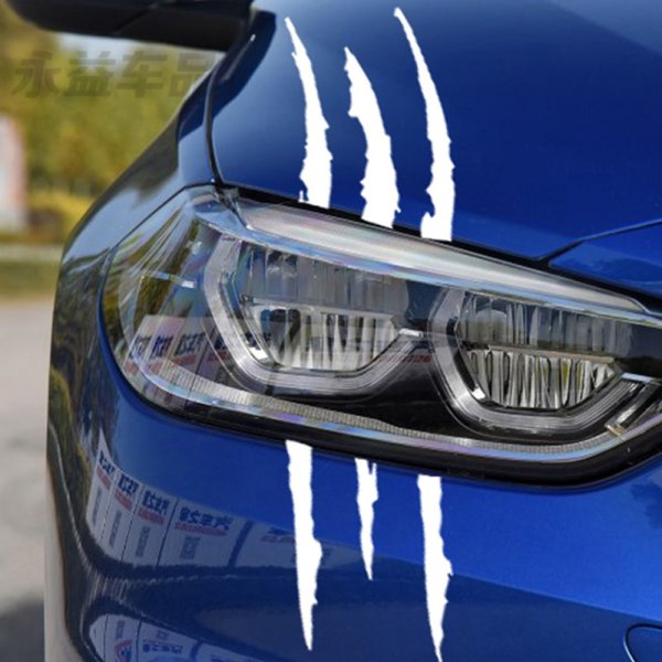 Наклейка царапина на авто