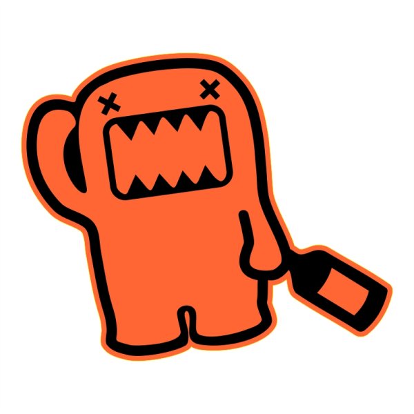 Domo kun наклейка