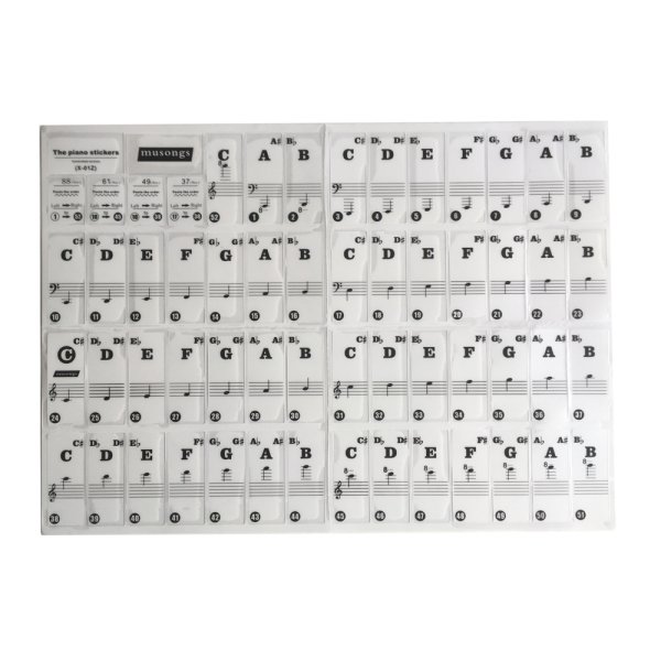 Наклейки на фортепиано