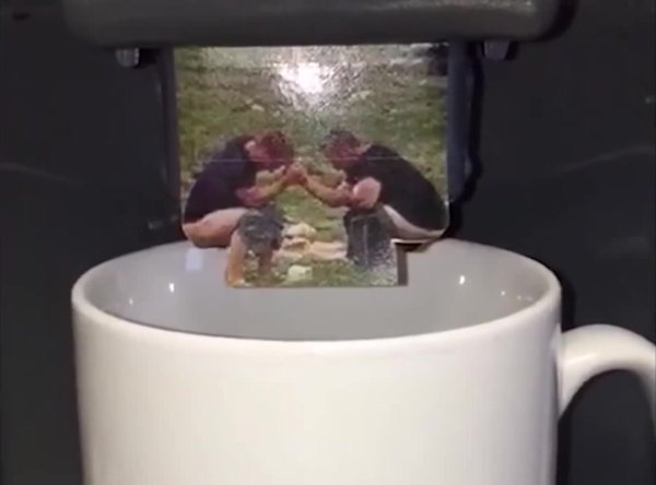 Смешные наклейки на кофемашину