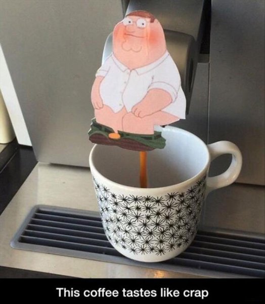 Шутка с кофемашиной