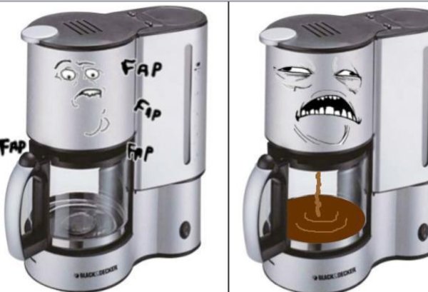 Смешная кофеварка