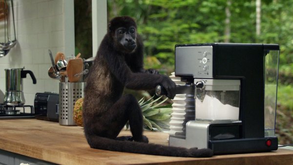 Смешная кофемашина