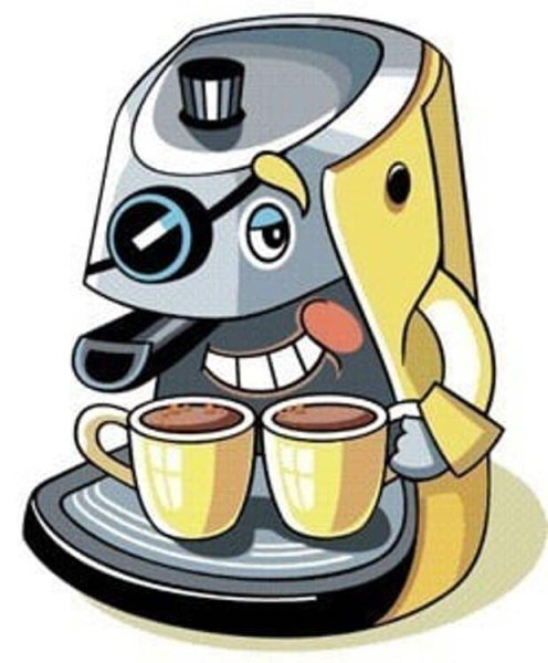 Кофеварка мультяшная