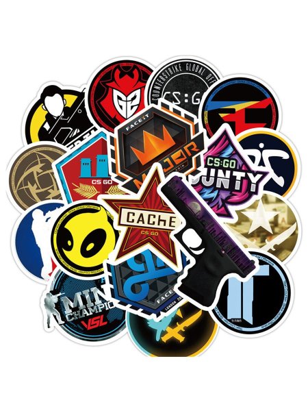 Набор виниловых наклеек из CS:go