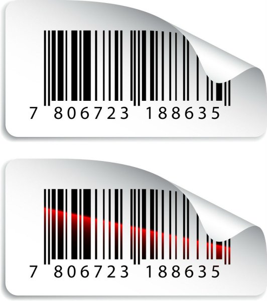 Штрих код наклейка