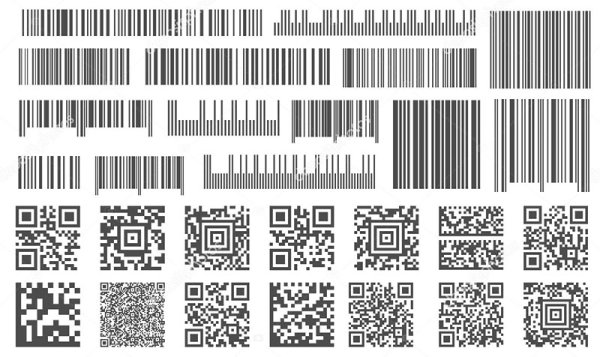 Много штрих кодов