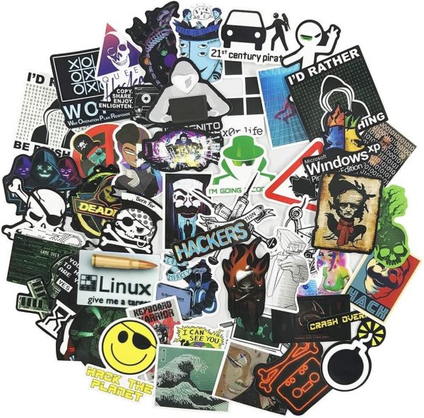 Стикеры для ноутбука Hacker