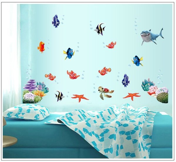 Наклейки для интерьера морская тематика