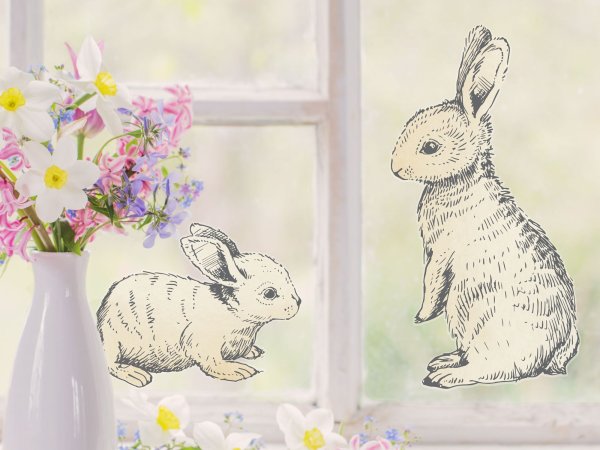 Пасхальные наклейки