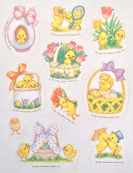 Наклейки зайчики