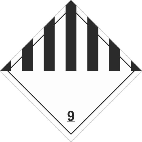 Знак № 9 Прочие опасные вещества и изделия