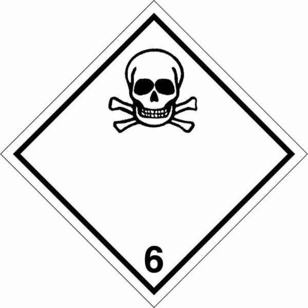Знак опасности 6.1 токсичные вещества