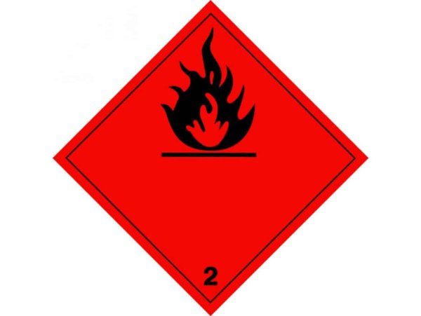 Знак "опасный груз ЛВЖ