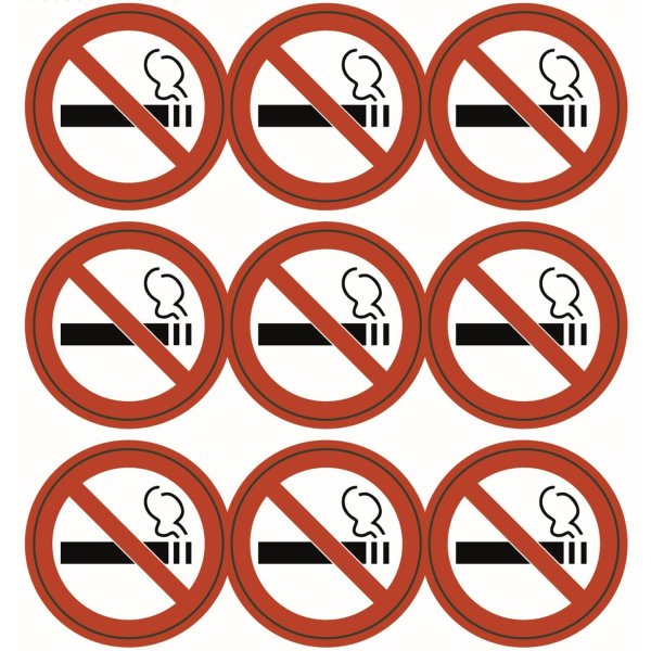 Запрещается курить. Знак