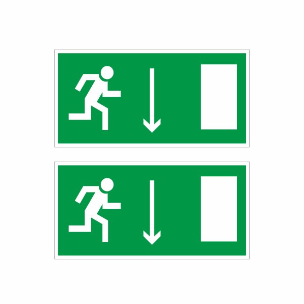 Е10 «указатель двери эвакуационного выхода»