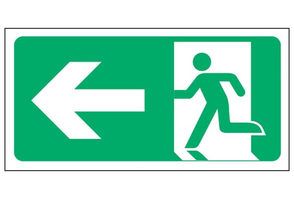 Эвакуационный выход табличка