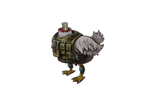 Стикер курица КС го