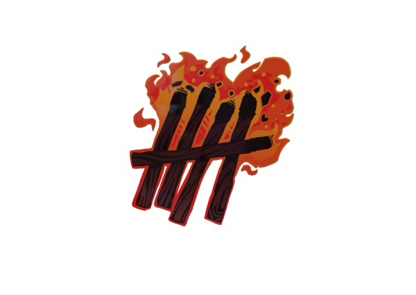 Наклейка счетчик убийств КС го