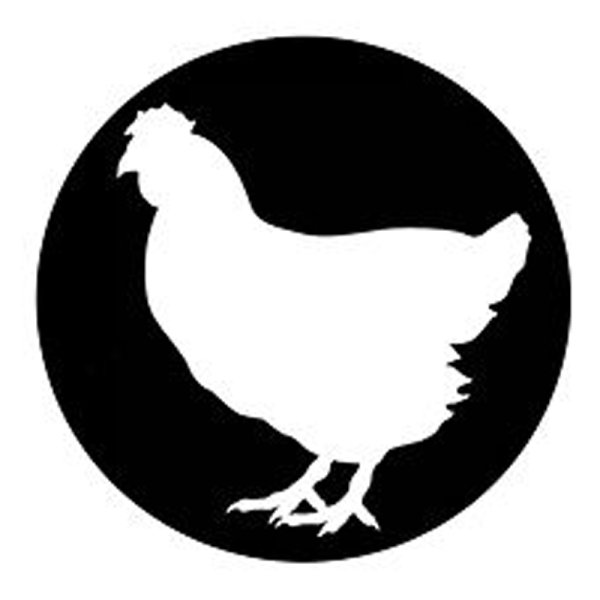 Наклейка курица