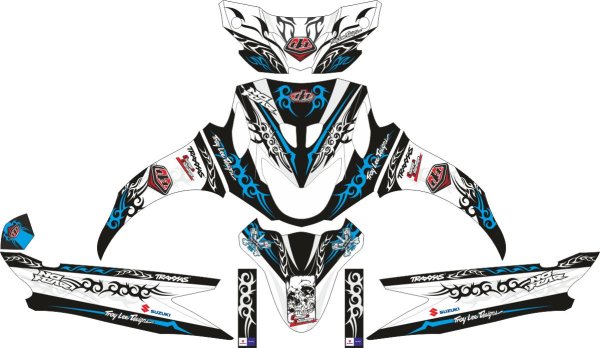 Комплект наклеек на максискутер